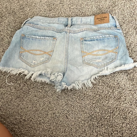 Brand new never worn Abercrombie and fitch jean shorts. - Picture 2 of 3